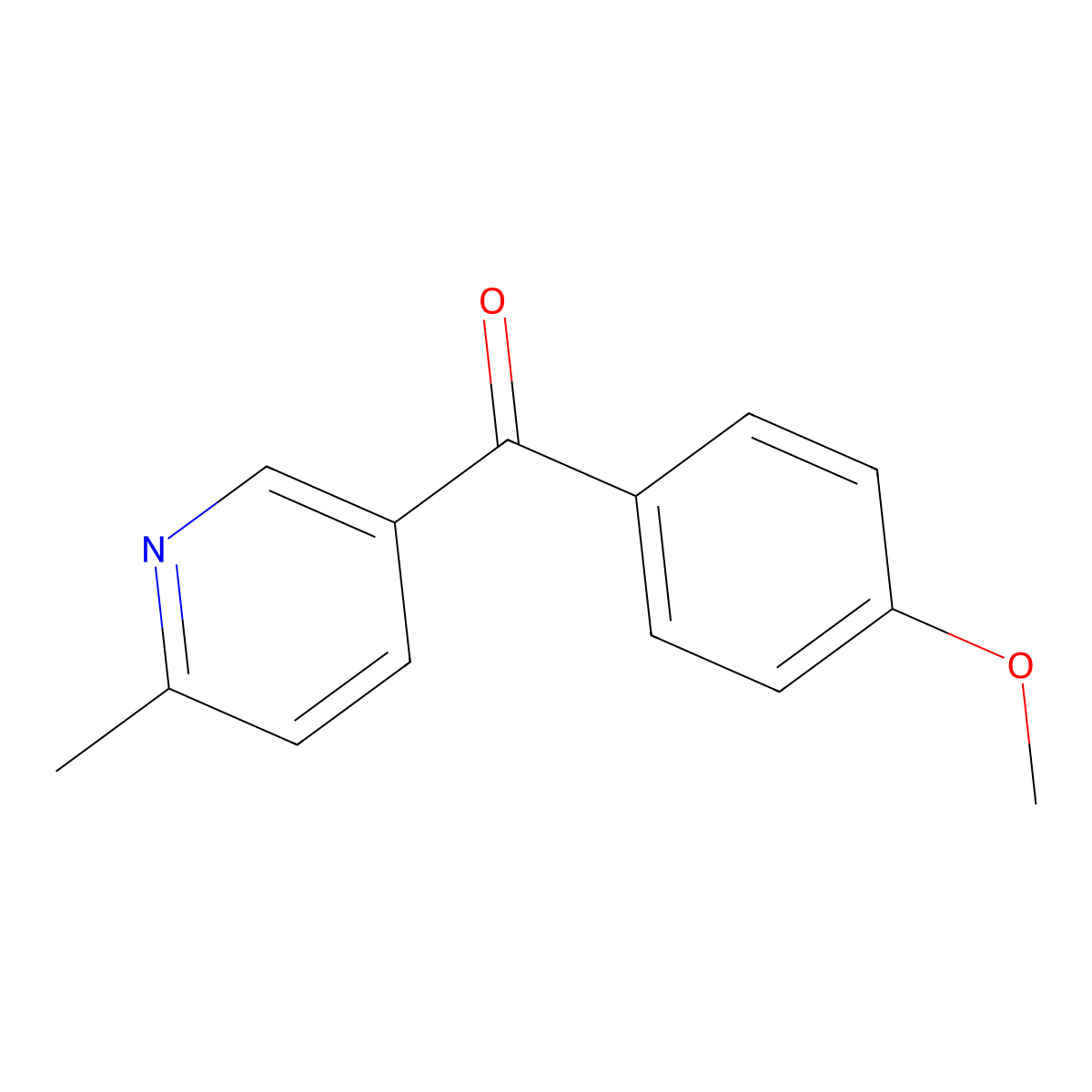 5-(4-Methoxybenzoyl)-2-methylpyridine molecular structure, CAS 1187164-03-9