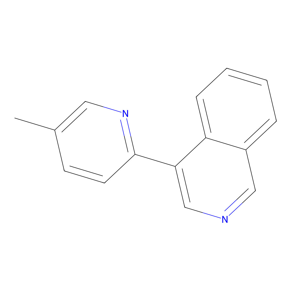 4-(5-Methyl-pyridin-2-yl)-isoquinoline molecular structure, CAS 1187164-15-3