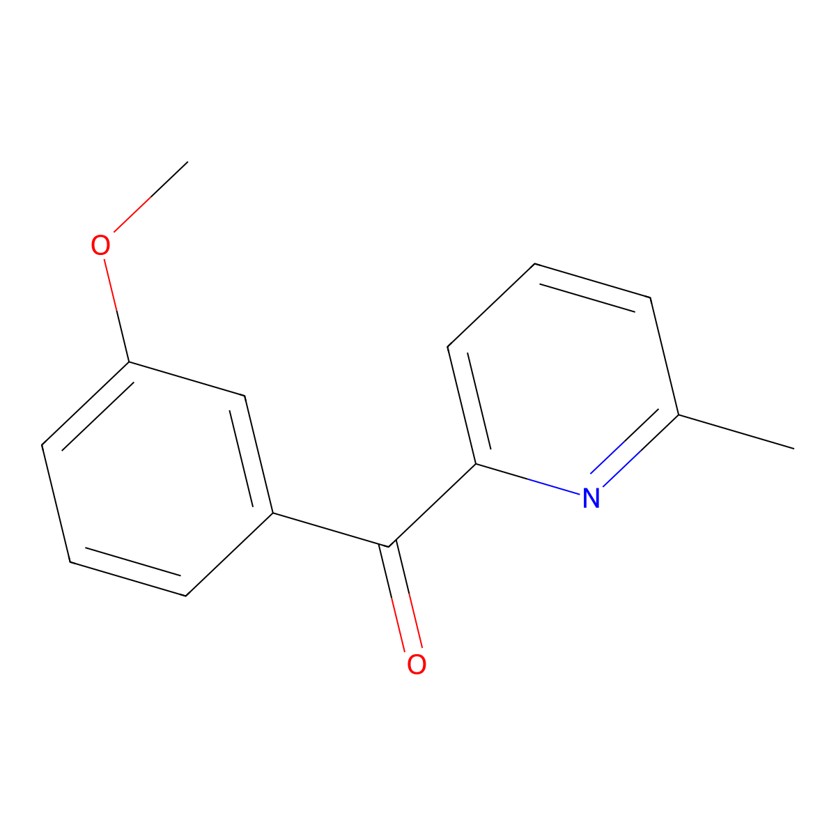 2-(3-Methoxybenzoyl)-6-methylpyridine molecular structure, CAS 1187164-22-2