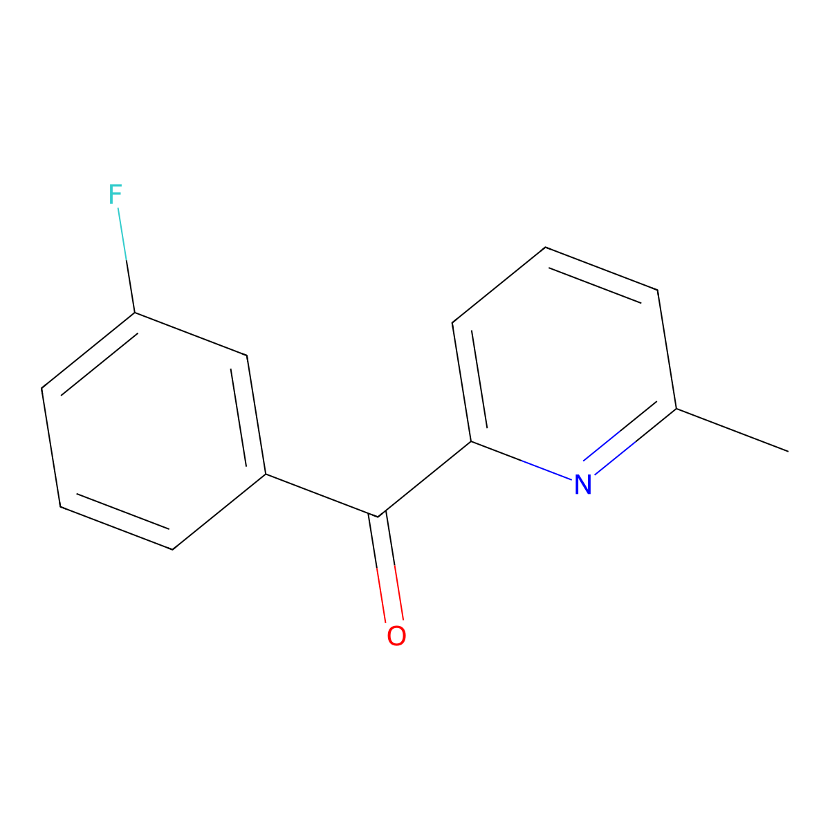 2-(3-Fluorobenzoyl)-6-methylpyridine molecular structure, CAS 1187164-33-5