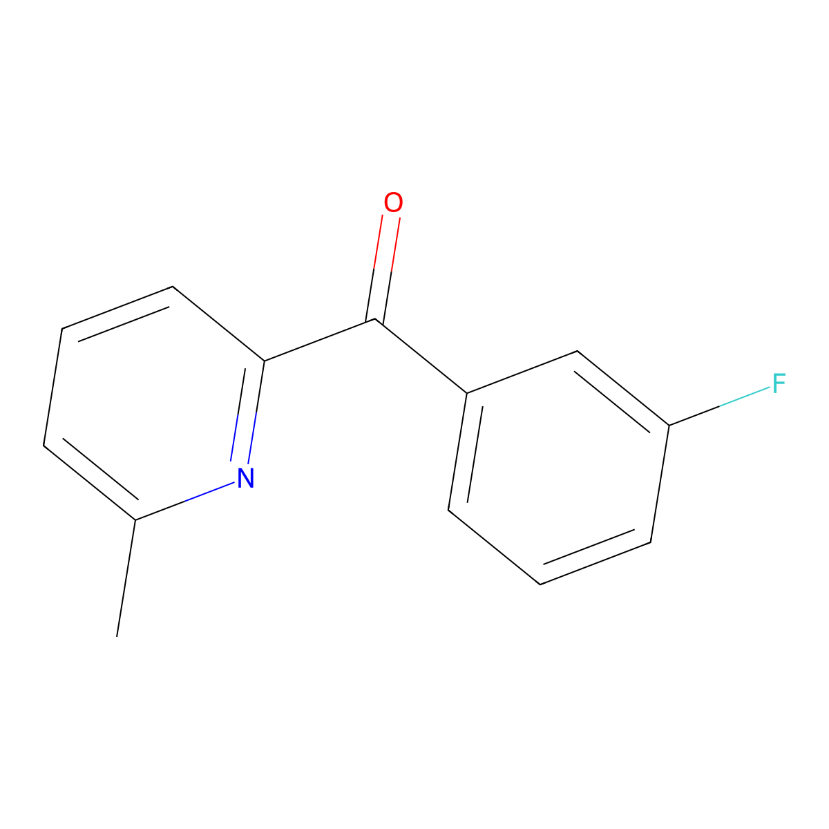 2-(3-Fluorobenzoyl)-6-methylpyridine molecular structure, CAS 1187164-33-5