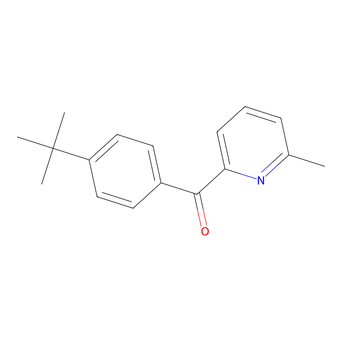 2-(4-tert-Butylbenzoyl)-6-methylpyridine molecular structure, CAS 1187164-41-5