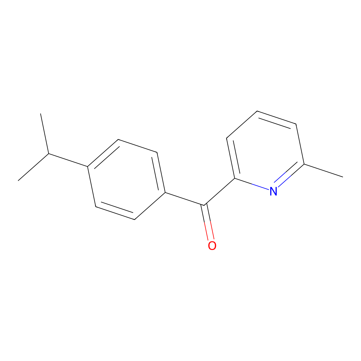 2-(4-Isopropylbenzoyl)-6-methylpyridine molecular structure, CAS 1187164-43-7