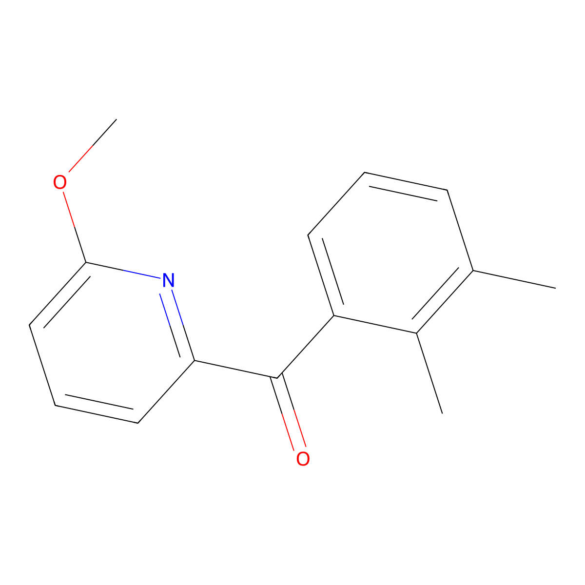 2-(2,3-Dimethylbenzoyl)-6-methoxypyridine molecular structure, CAS 1187164-49-3