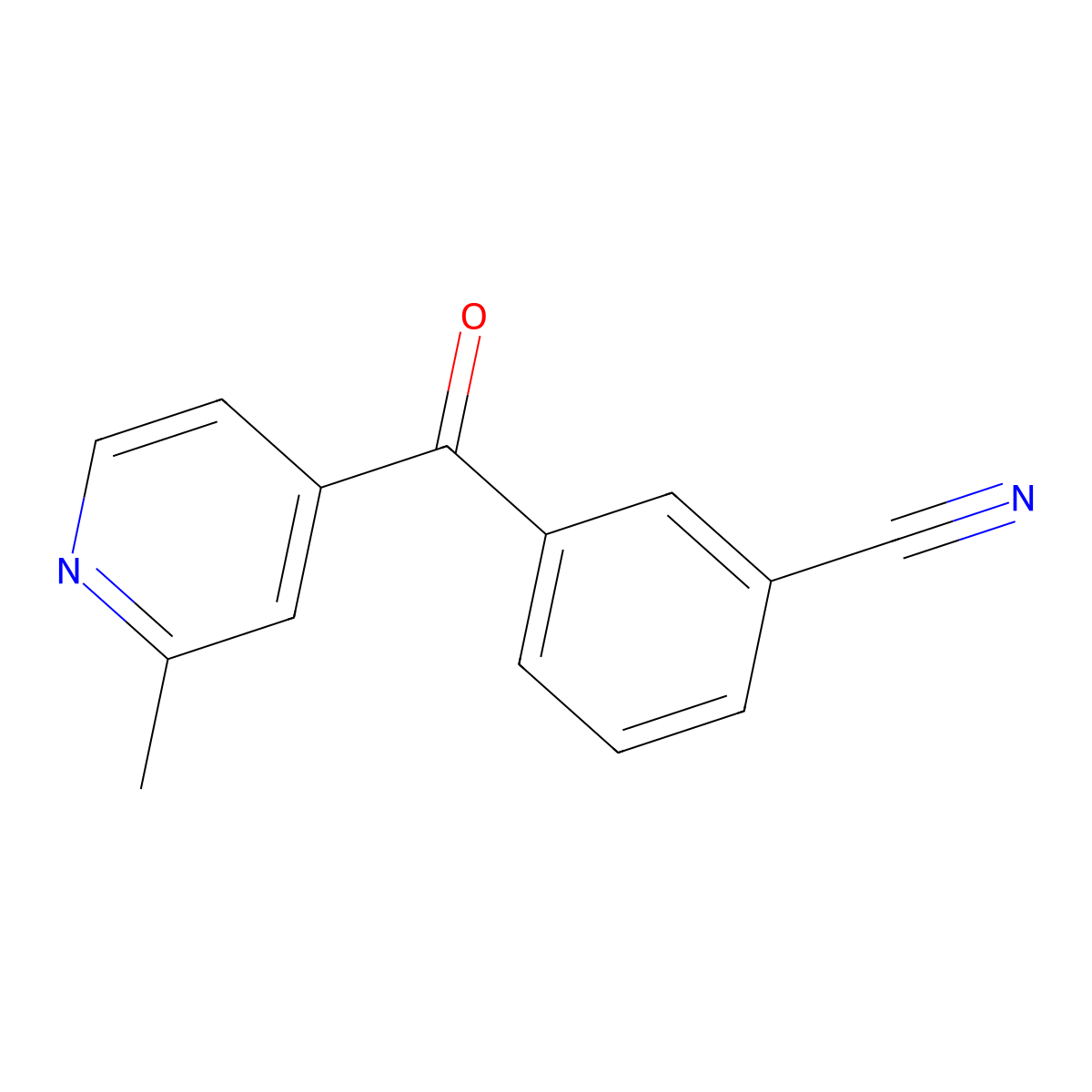 4-(3-Cyanobenzoyl)-2-methylpyridine molecular structure, CAS 1187164-67-5