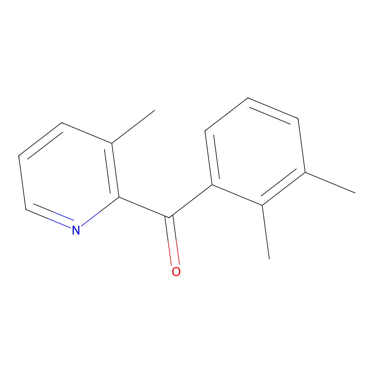 2-(2,3-Dimethylbenzoyl)-3-methylpyridine molecular structure, CAS 1187164-78-8