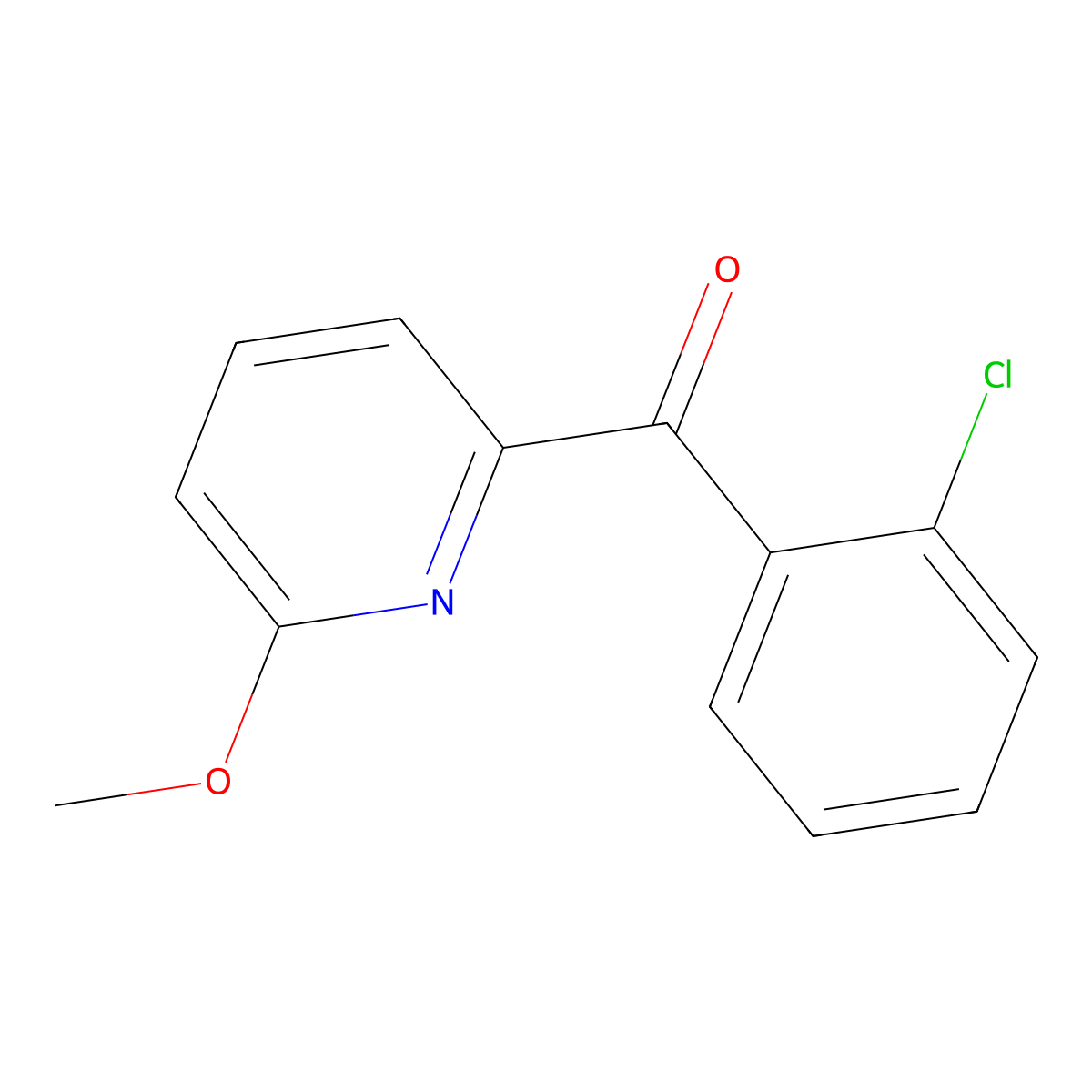 2-(2-Chlorobenzoyl)-6-methoxypyridine molecular structure, CAS 1187164-93-7