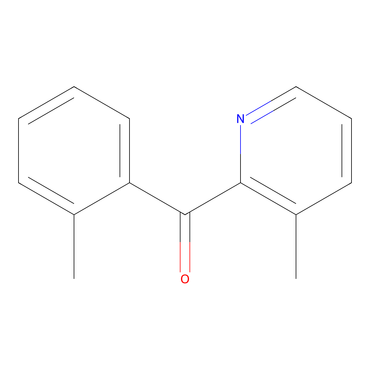2-(2-Methylbenzoyl)-3-methylpyridine molecular structure, CAS 1187165-24-7