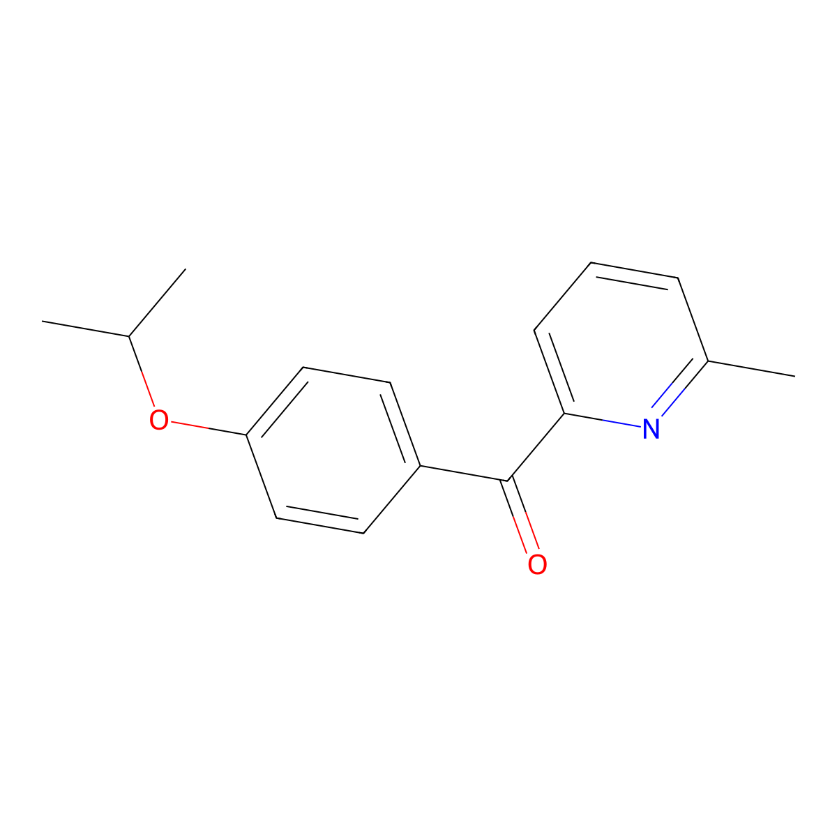 2-(4-Isopropoxybenzoyl)-6-methylpyridine molecular structure, CAS 1187165-75-8