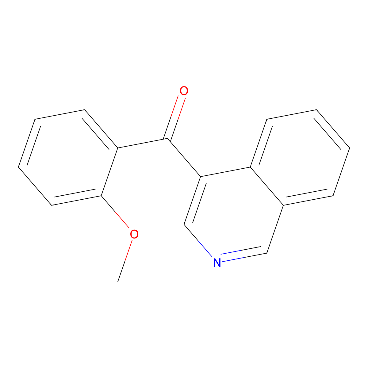 4-(2-Methoxybenzoyl)isoquinoline molecular structure, CAS 1187165-76-9