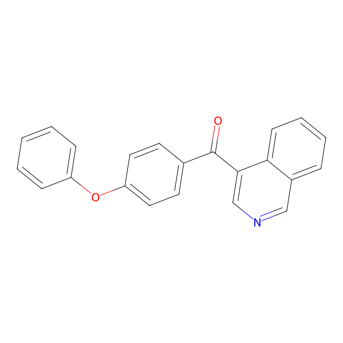 4-(4-Phenoxybenzoyl)isoquinoline molecular structure, CAS 1187165-82-7
