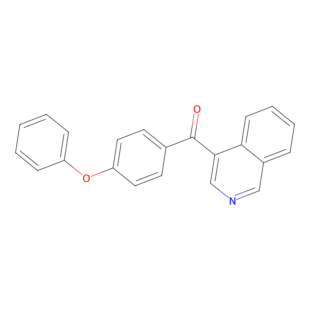 4-(4-Phenoxybenzoyl)isoquinoline molecular structure, CAS 1187165-82-7