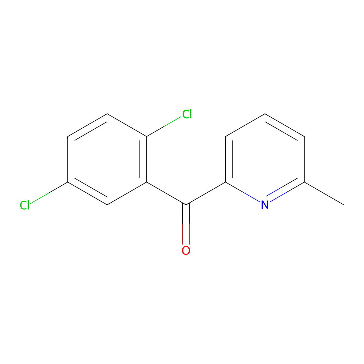 2-(2,5-Dichlorobenzoyl)-6-methylpyridine molecular structure, CAS 1187165-91-8