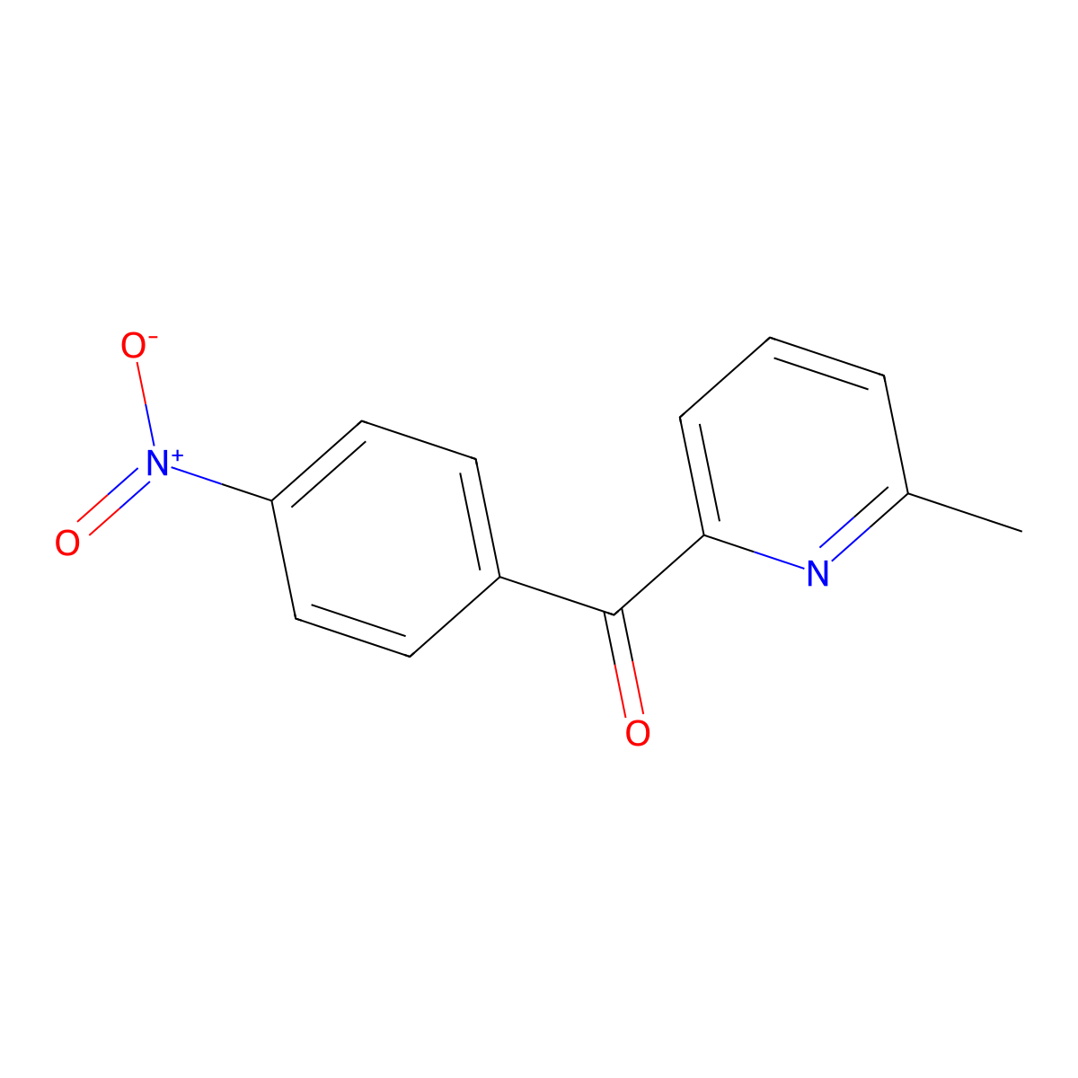 6-Methyl-2-(4-nitrobenzoyl)pyridine molecular structure, CAS 1187166-02-4