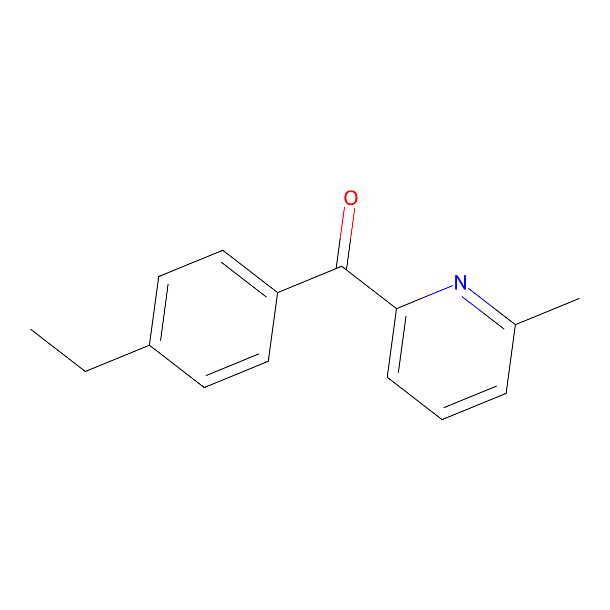 2-(4-Ethylbenzoyl)-6-methylpyridine molecular structure, CAS 1187166-08-0