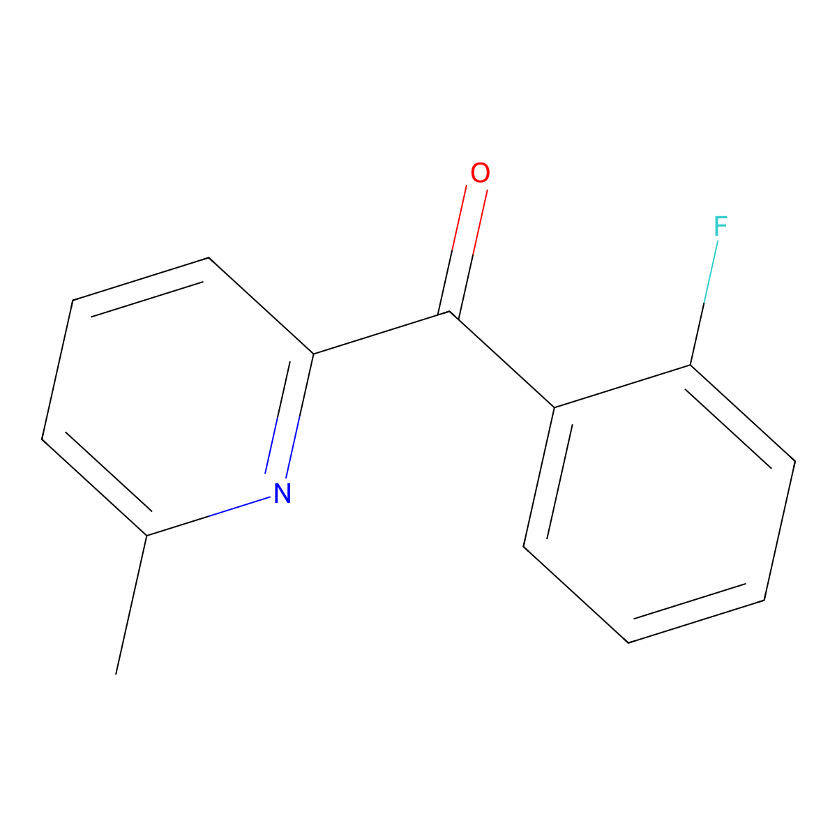 2-(2-Fluorobenzoyl)-6-methylpyridine molecular structure, CAS 1187166-12-6