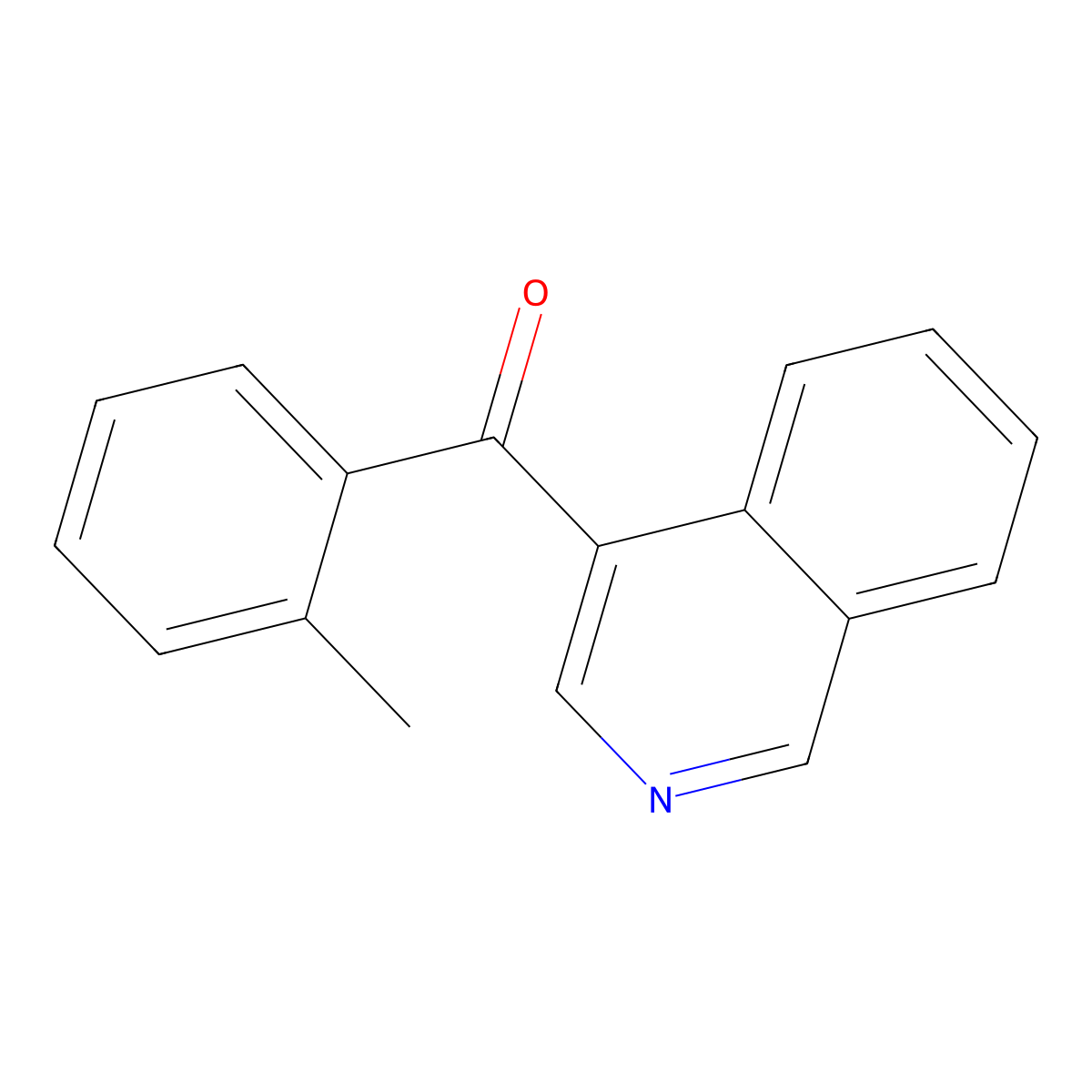 4-(2-Methylbenzoyl)isoquinoline molecular structure, CAS 1187166-17-1