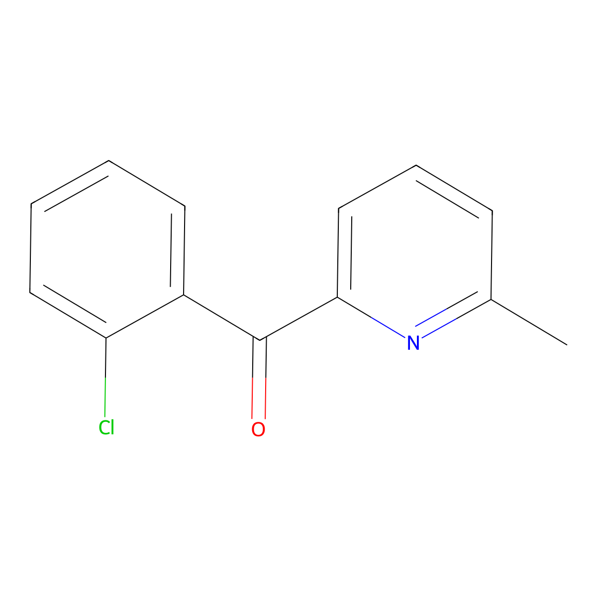 2-(2-Chlorobenzoyl)-6-methylpyridine molecular structure, CAS 1187166-18-2