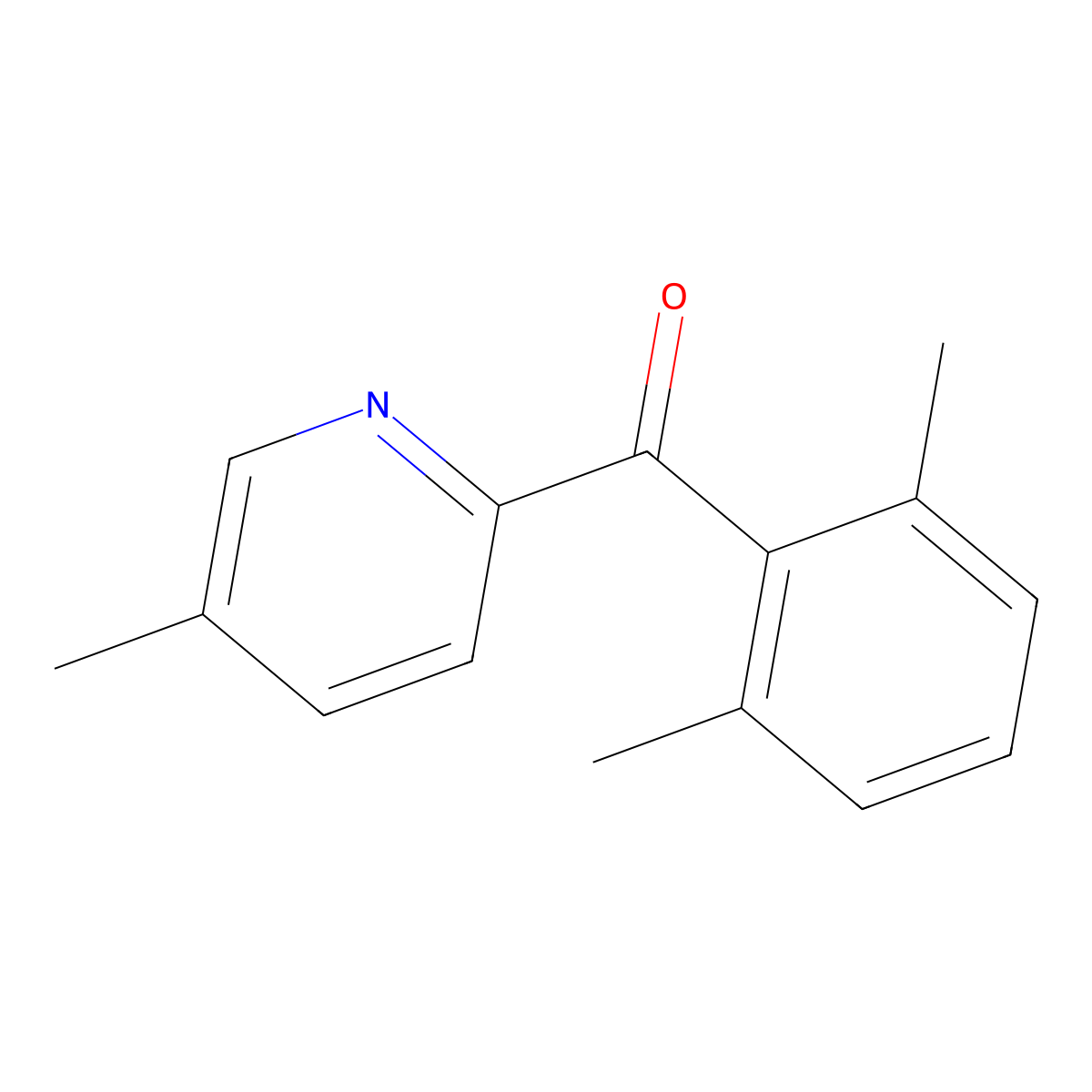 2-(2,6-Dimethylbenzoyl)-5-methylpyridine molecular structure, CAS 1187166-41-1