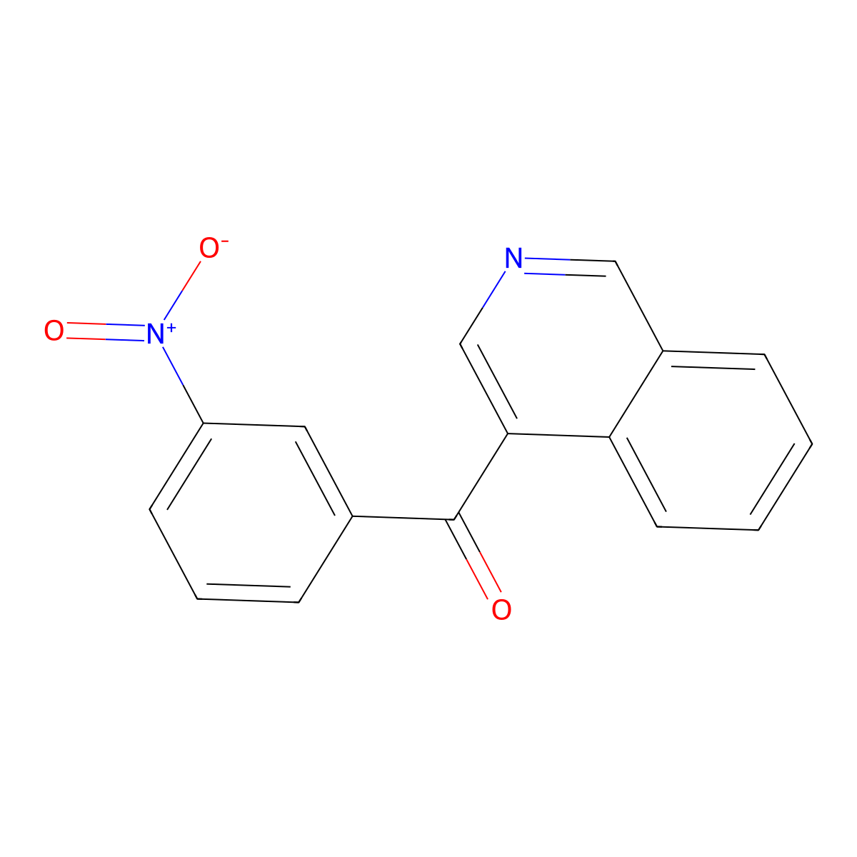 4-(3-Nitrobenzoyl)isoquinoline molecular structure, CAS 1187166-43-3