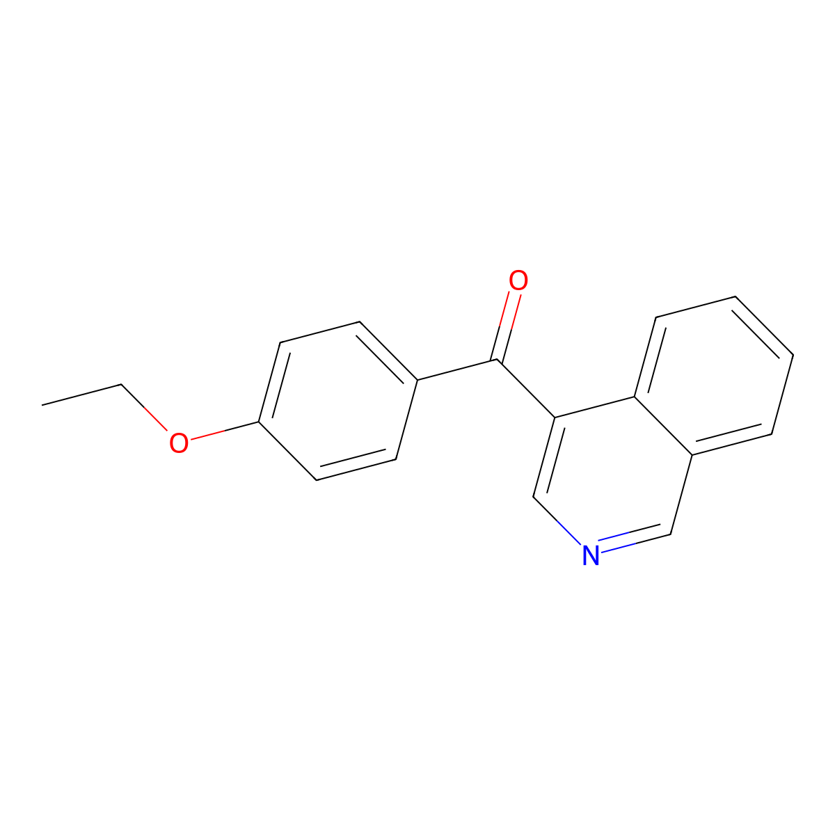 4-(4-Ethoxybenzoyl)isoquinoline molecular structure, CAS 1187166-53-5