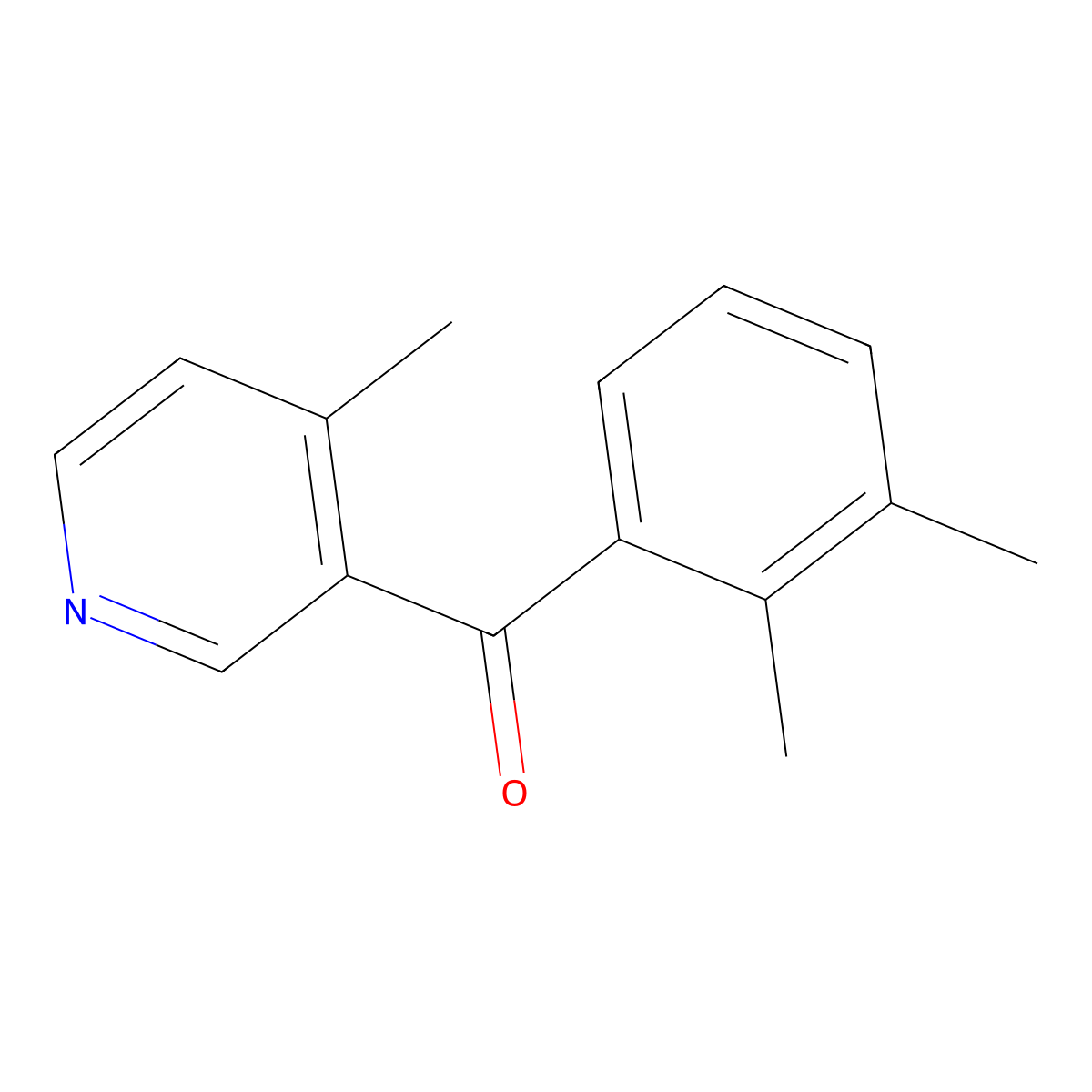 3-(2,3-Dimethylbenzoyl)-4-methylpyridine molecular structure, CAS 1187166-74-0