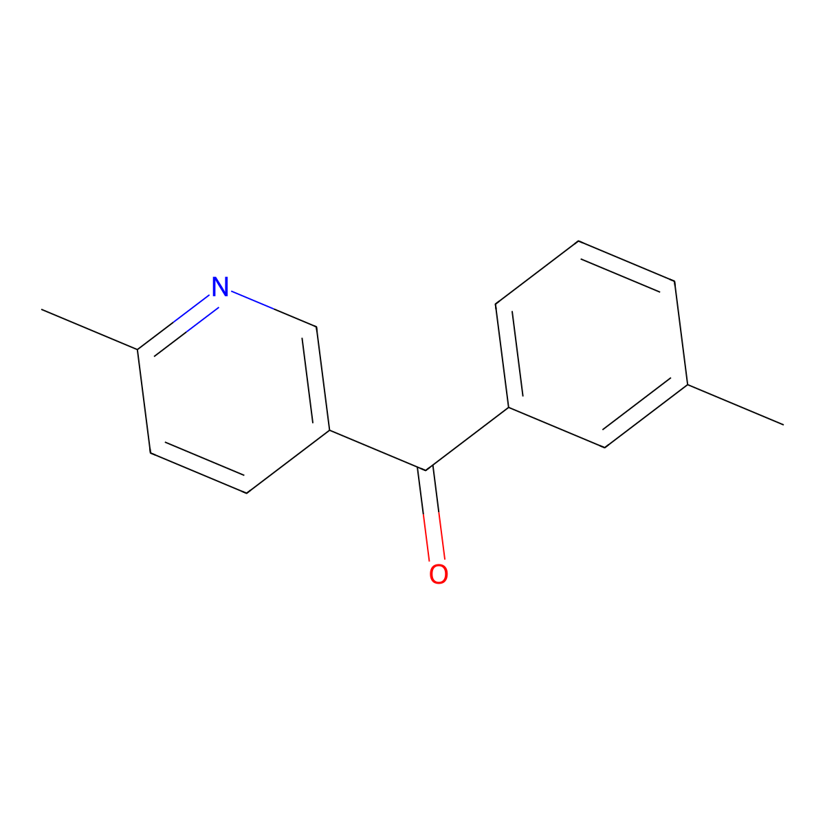 5-(3-Methylbenzoyl)-2-methylpyridine molecular structure, CAS 1187166-80-8