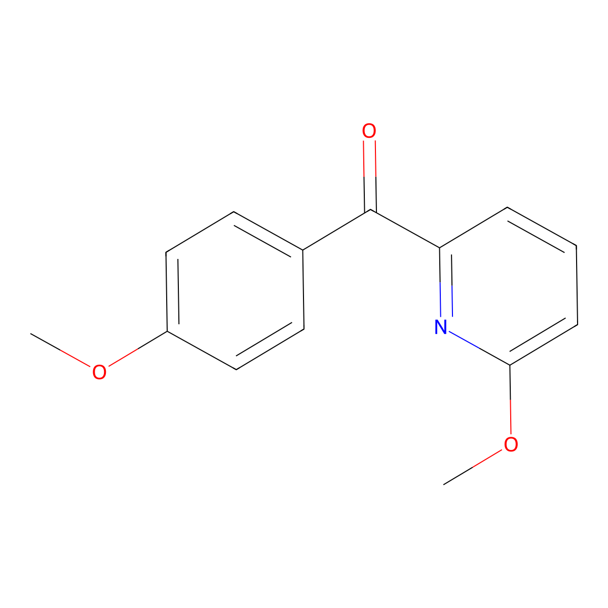 2-(4-Methoxybenzoyl)-6-methoxypyridine molecular structure, CAS 1187166-97-7