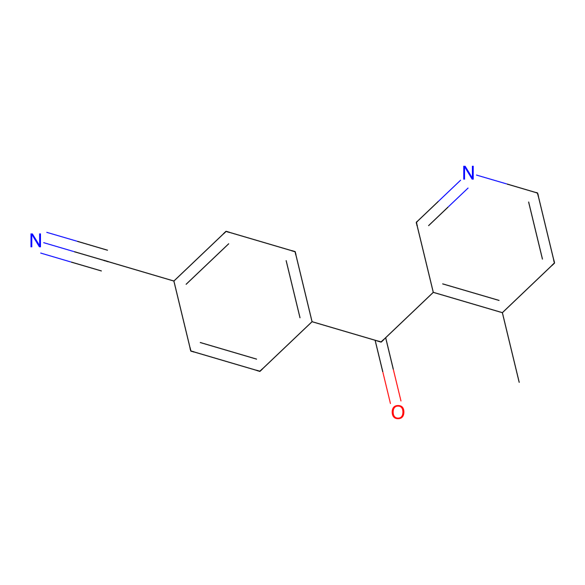 3-(4-Cyanobenzoyl)-4-methylpyridine molecular structure, CAS 1187167-48-1