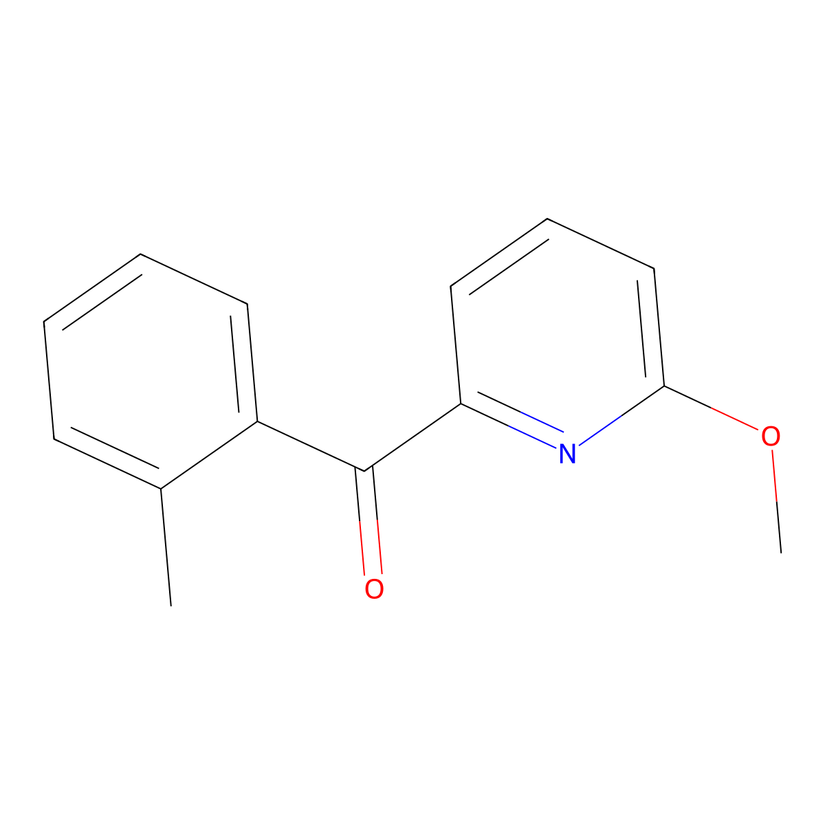 2-(2-Methylbenzoyl)-6-methoxypyridine molecular structure, CAS 1187167-55-0