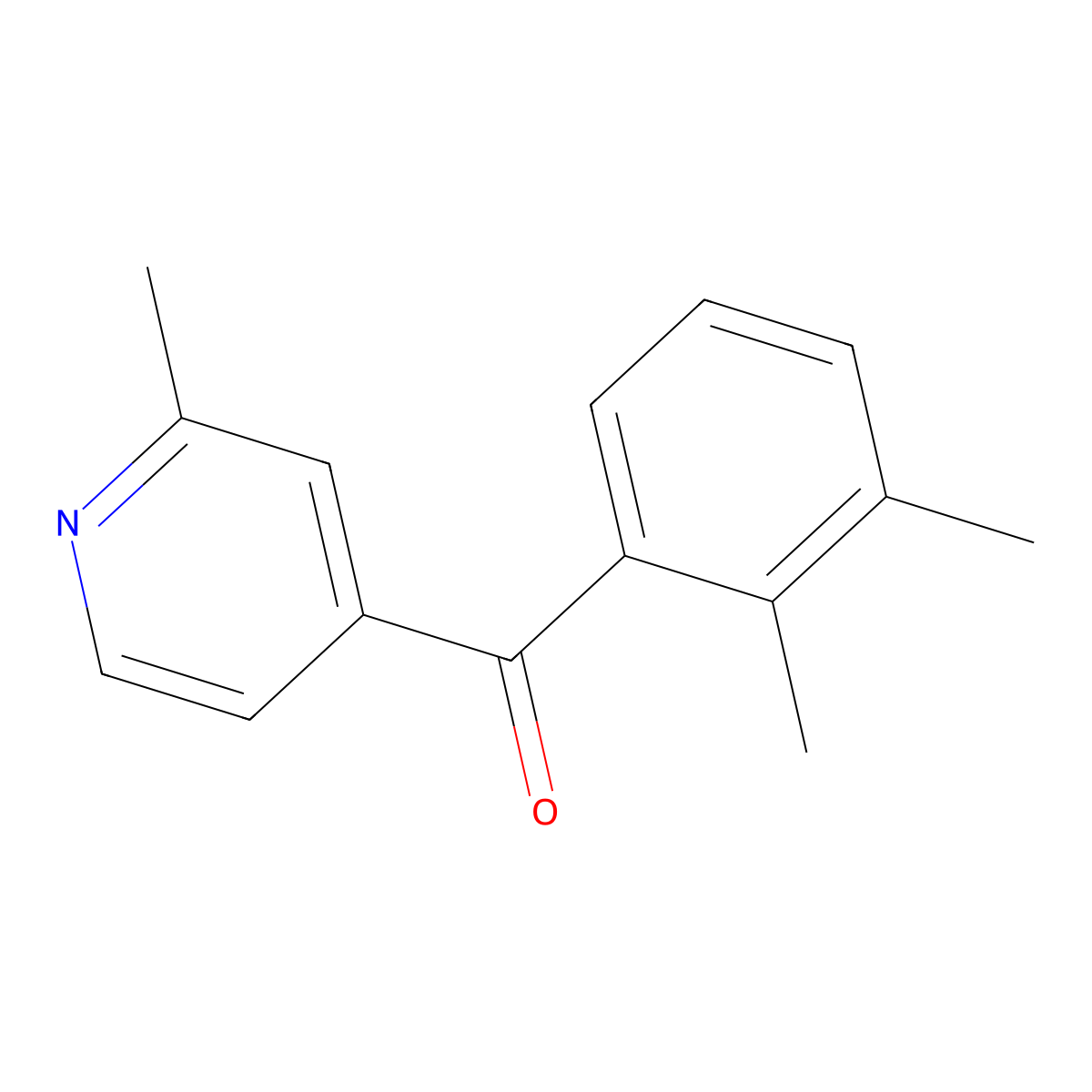 4-(2,3-Dimethylbenzoyl)-2-methylpyridine molecular structure, CAS 1187167-66-3