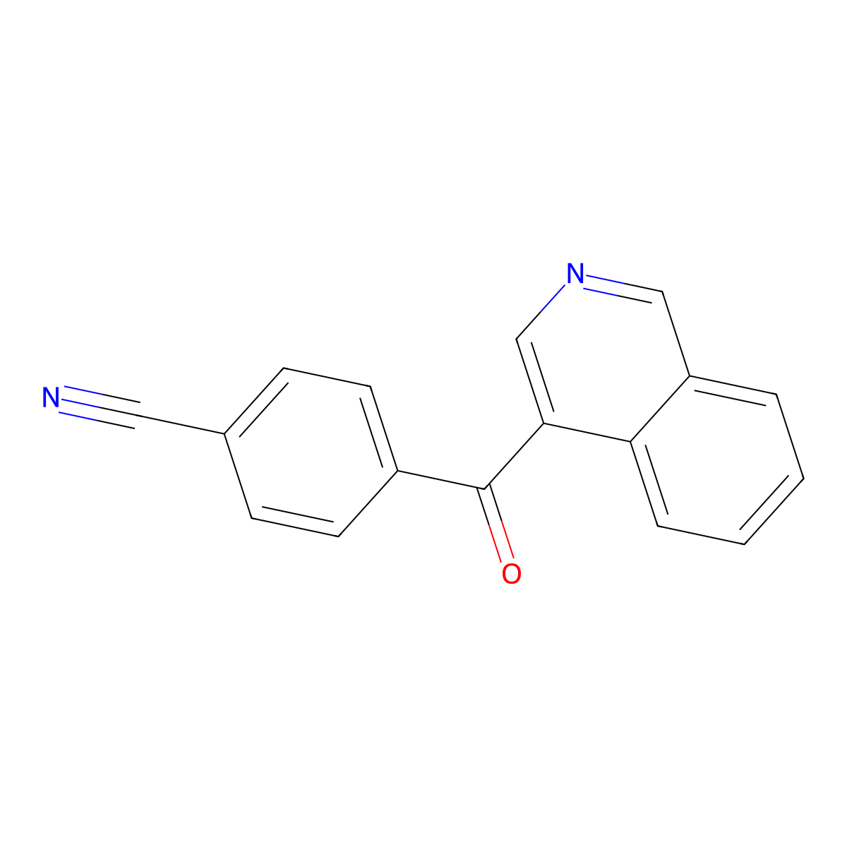 4-(4-Cyanobenzoyl)isoquinoline molecular structure, CAS 1187167-84-5
