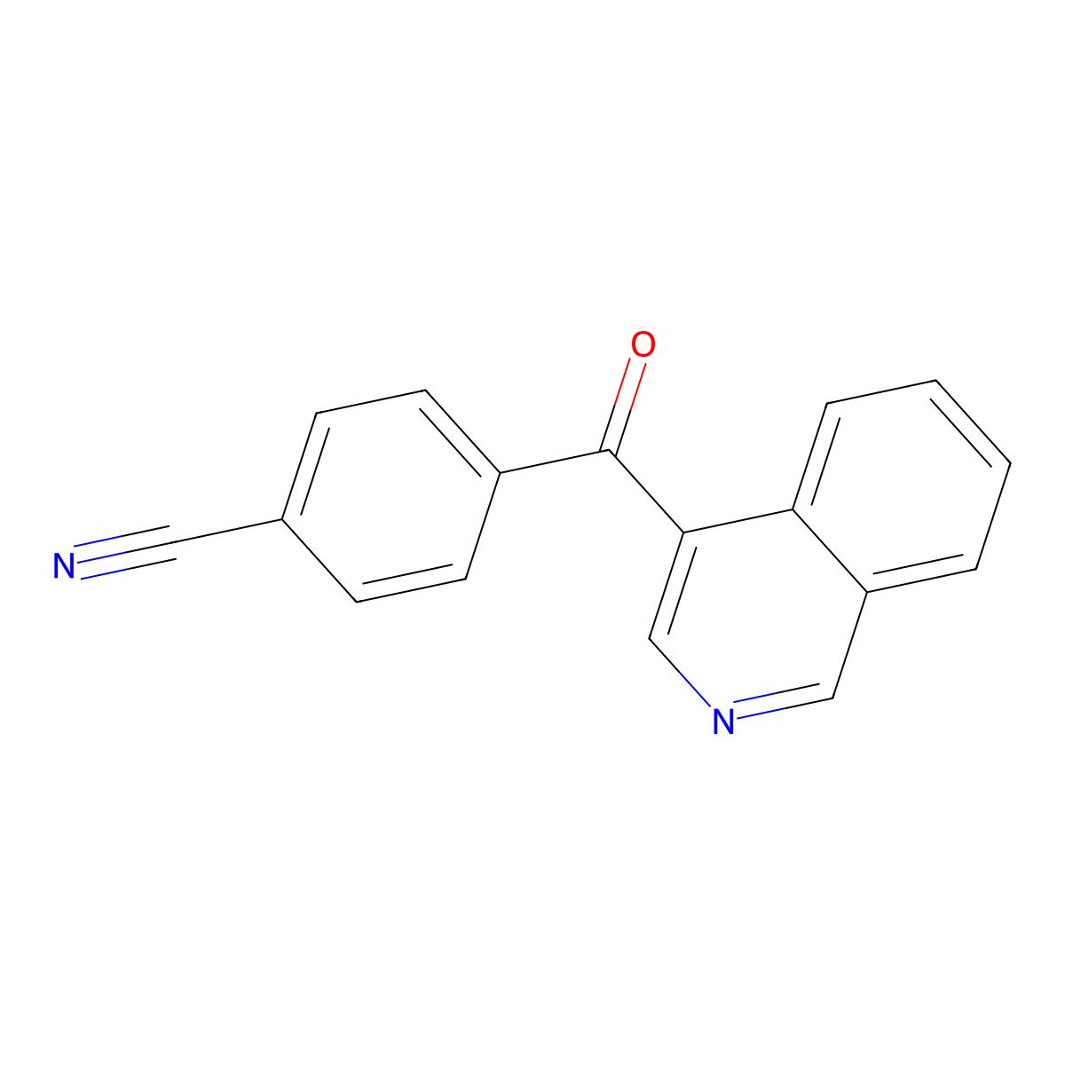 4-(4-Cyanobenzoyl)isoquinoline molecular structure, CAS 1187167-84-5