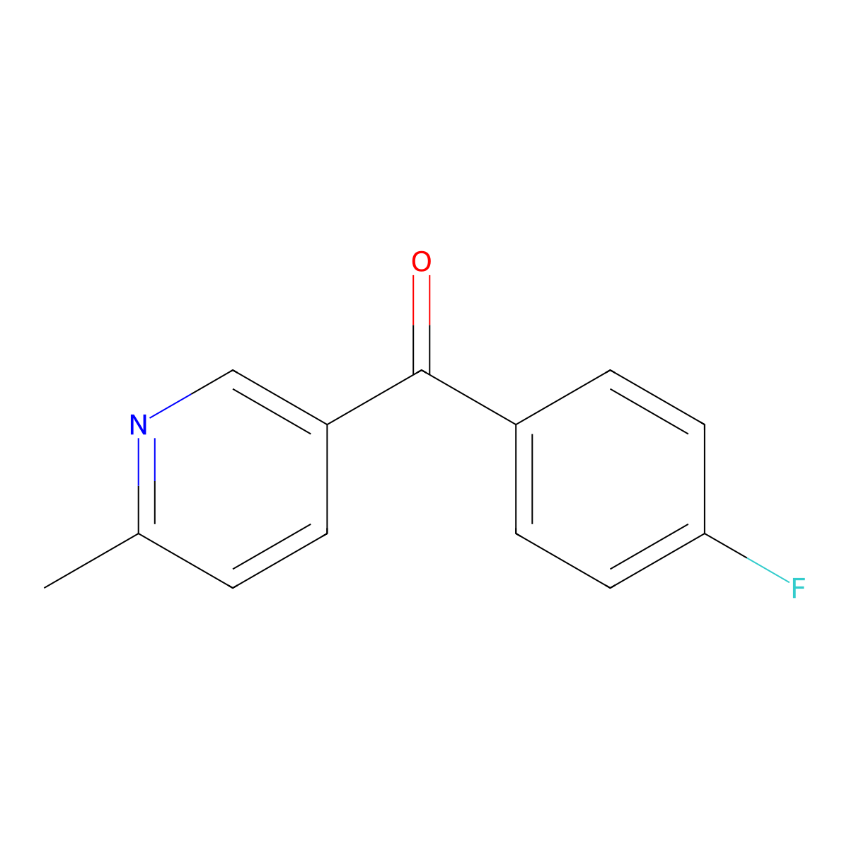 5-(4-Fluorobenzoyl)-2-methylpyridine molecular structure, CAS 1187168-08-6