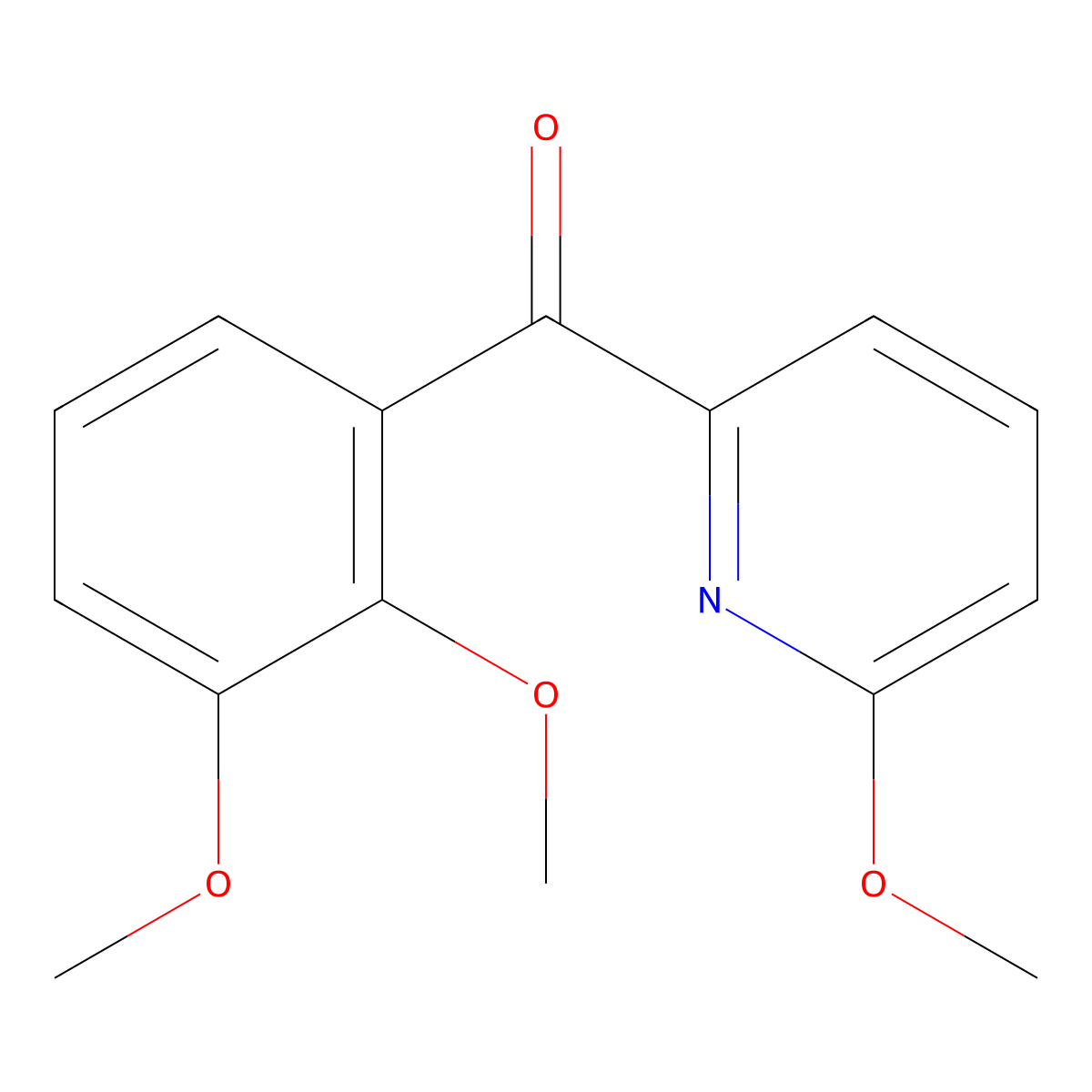 2-(2,3-Dimethoxybenzoyl)-6-methoxypyridine molecular structure, CAS 1187168-09-7