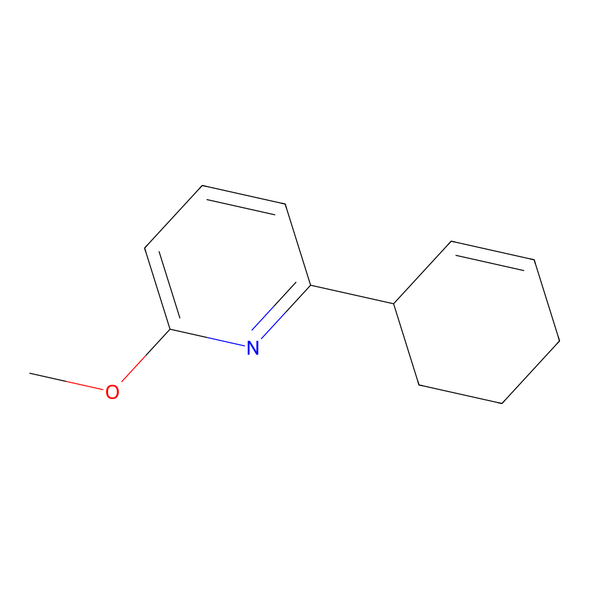 2-(2-Cyclohexenyl)-6-methoxypyridine molecular structure, CAS 1187168-58-6