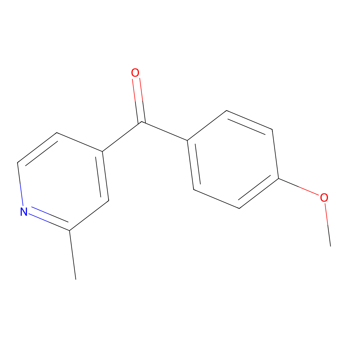 4-(4-Methoxybenzoyl)-2-methylpyridine molecular structure, CAS 1187168-92-8