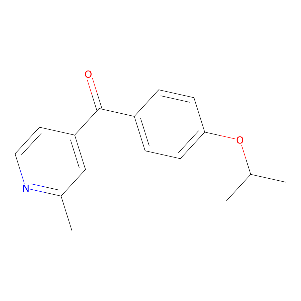 4-(4-Isopropoxybenzoyl)-2-methylpyridine molecular structure, CAS 1187168-93-9