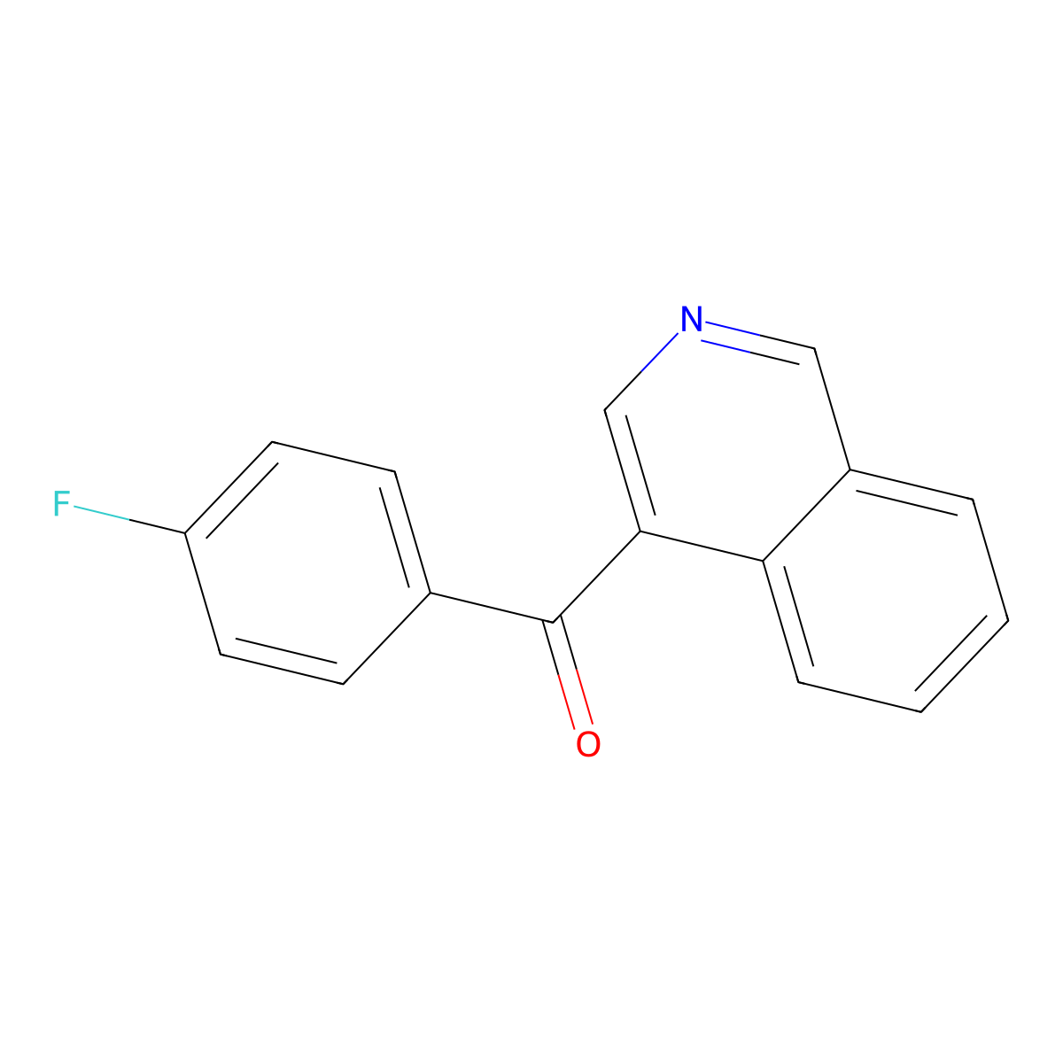 4-(4-Fluorobenzoyl)isoquinoline molecular structure, CAS 1187168-98-4