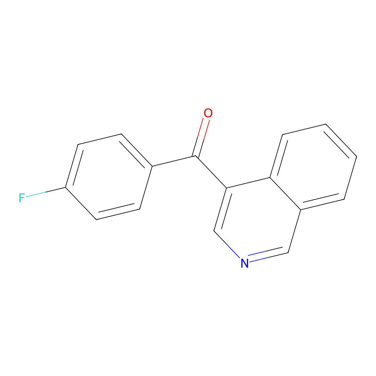 4-(4-Fluorobenzoyl)isoquinoline molecular structure, CAS 1187168-98-4