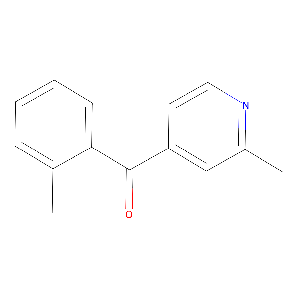 4-(2-Methylbenzoyl)-2-methylpyridine molecular structure, CAS 1187169-16-9