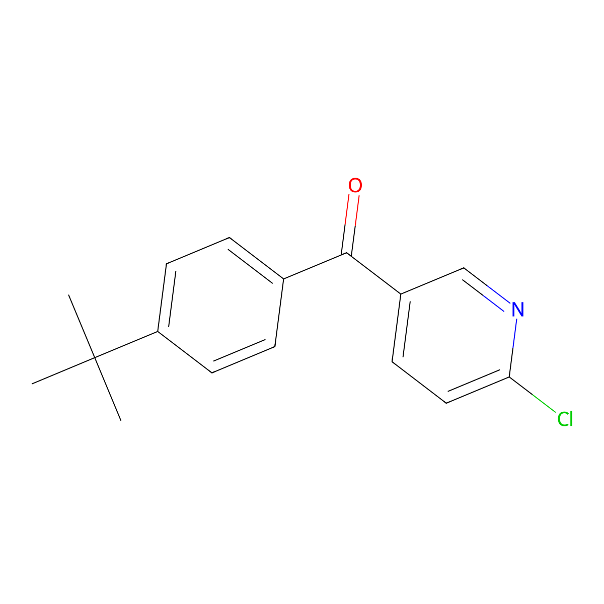 5-(4-tert-Butylbenzoyl)-2-chloropyridine molecular structure, CAS 1187169-36-3