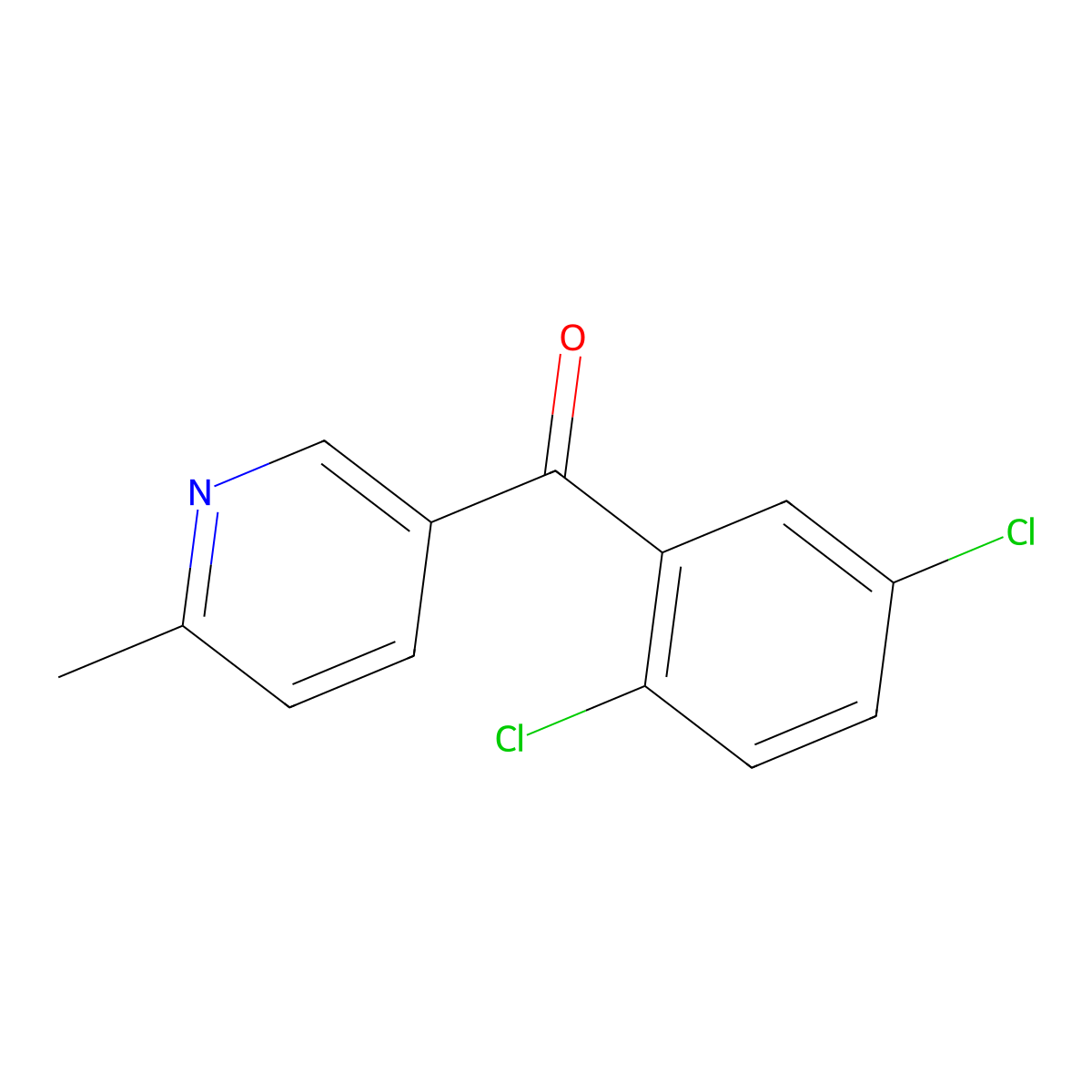 5-(2,5-Dichlorobenzoyl)-2-methylpyridine molecular structure, CAS 1187169-38-5