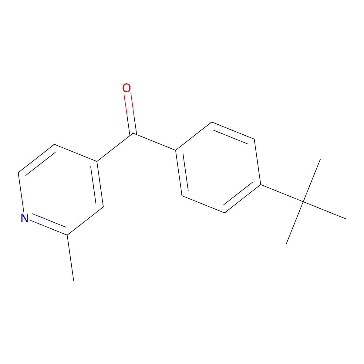 4-(4-tert-Butylbenzoyl)-2-methylpyridine molecular structure, CAS 1187169-43-2
