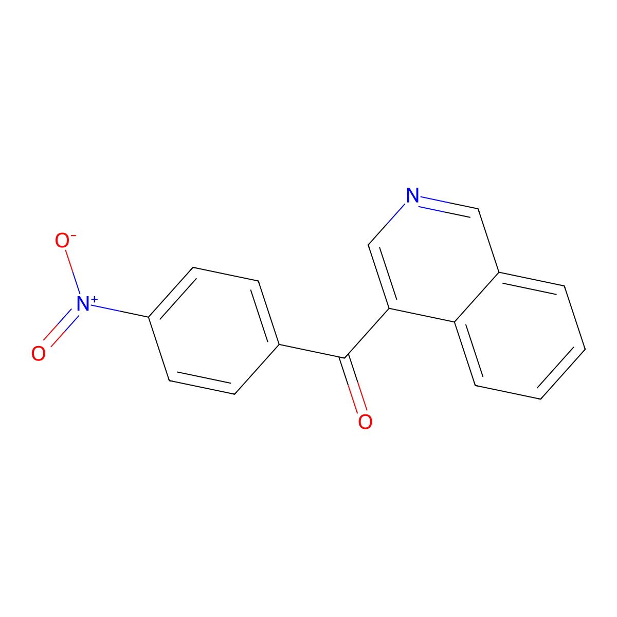 4-(4-Nitrobenzoyl)isoquinoline molecular structure, CAS 1187169-65-8