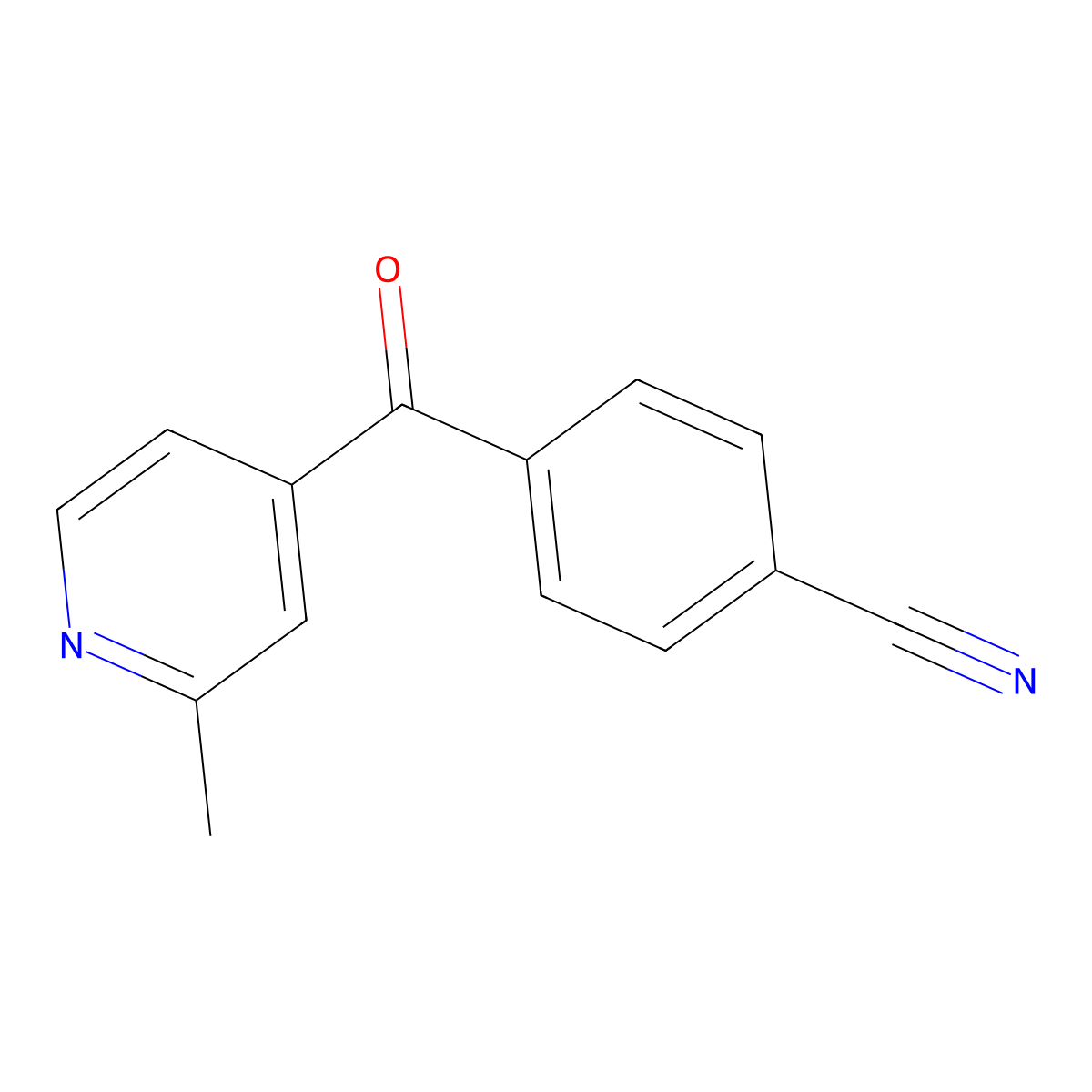 4-(4-Cyanobenzoyl)-2-methylpyridine molecular structure, CAS 1187169-67-0