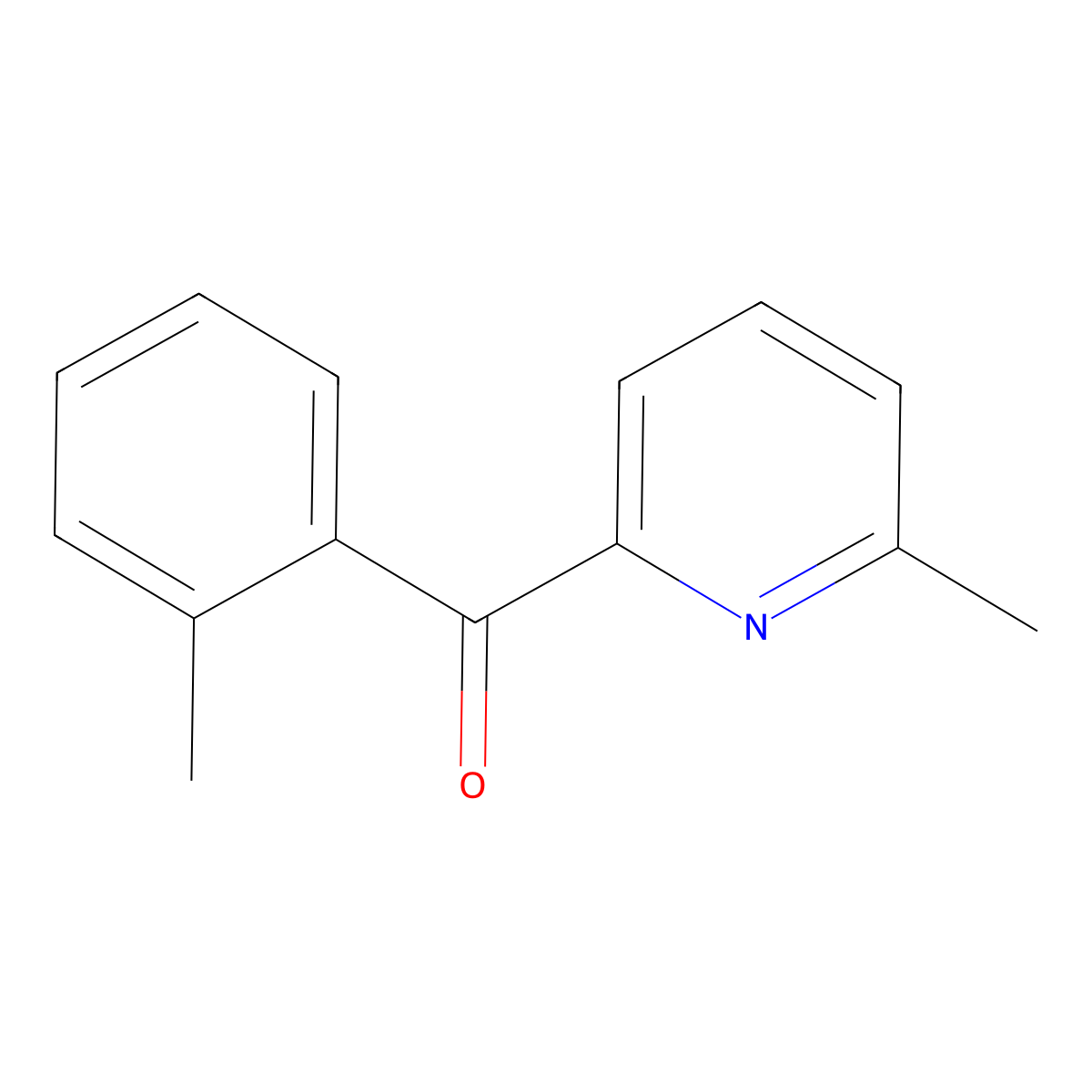2-(2-Methylbenzoyl)-6-methylpyridine molecular structure, CAS 1187169-79-4