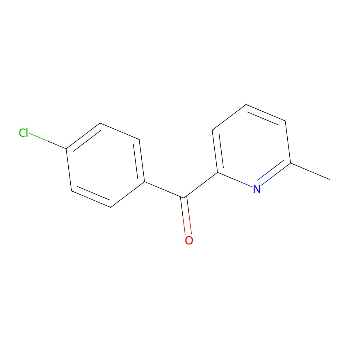 2-(4-Chlorobenzoyl)-6-methylpyridine molecular structure, CAS 1187169-91-0