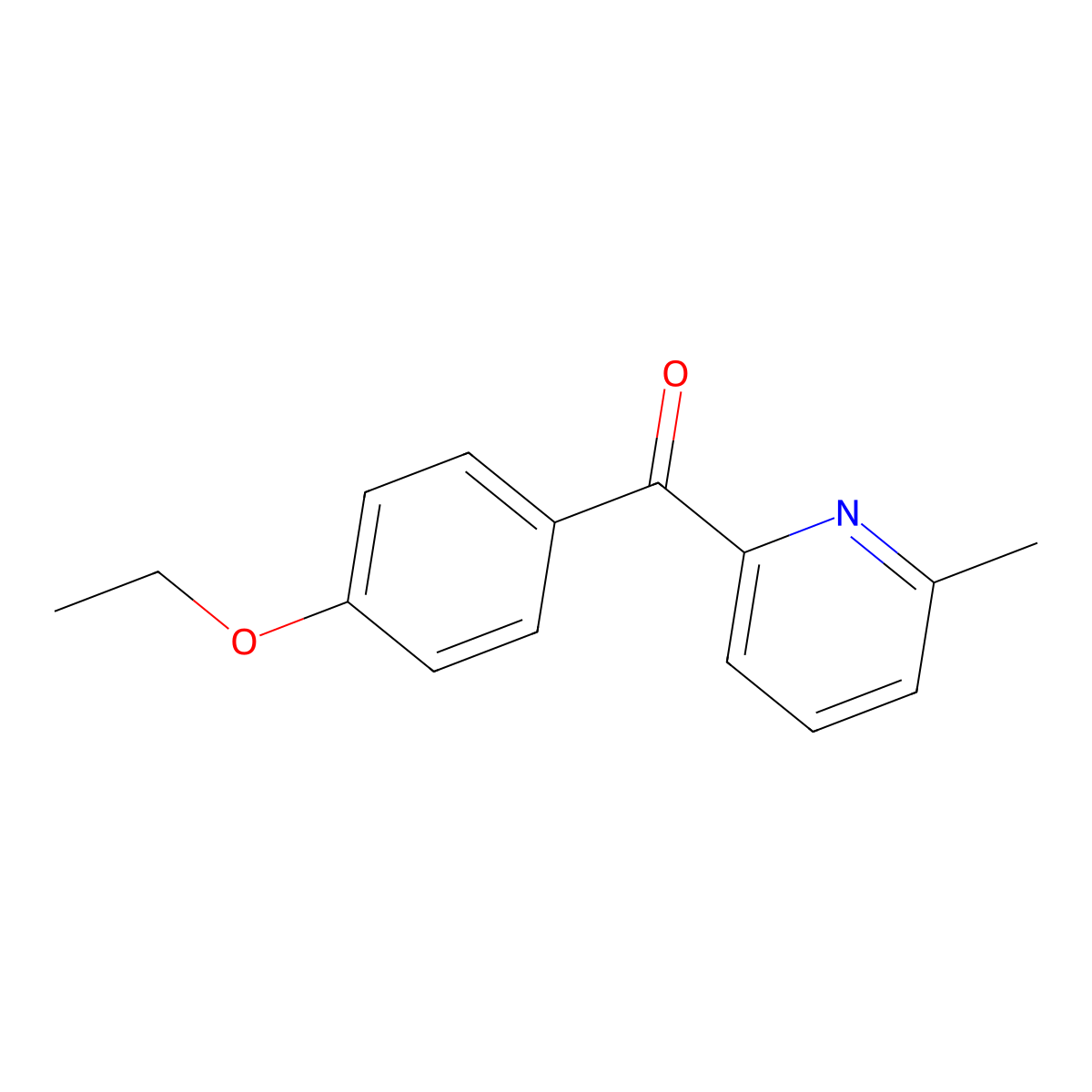 2-(4-Ethoxybenzoyl)-6-methylpyridine molecular structure, CAS 1187169-97-6