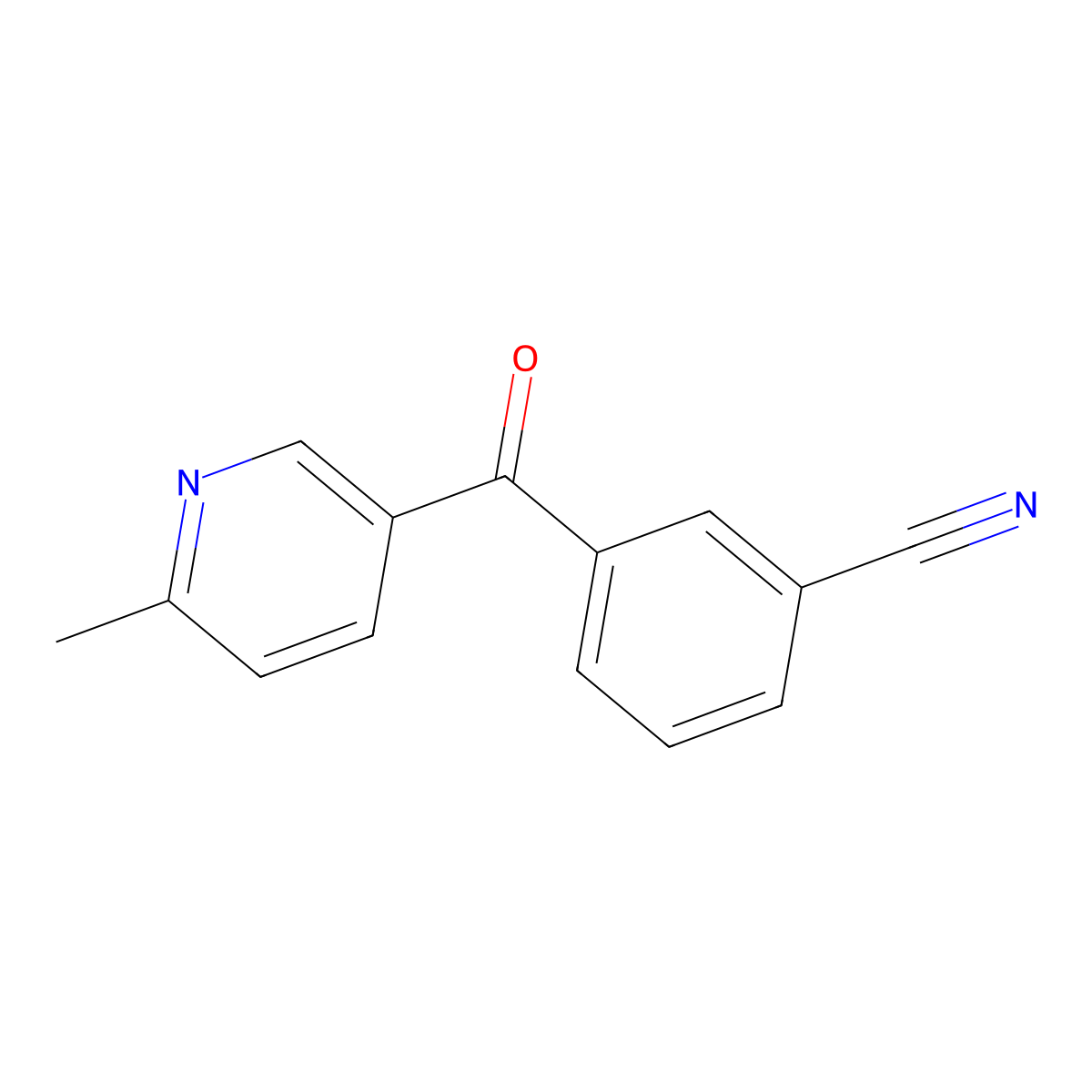 5-(3-Cyanobenzoyl)-2-methylpyridine molecular structure, CAS 1187170-09-7